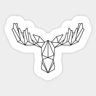 Geometric moose Sticker